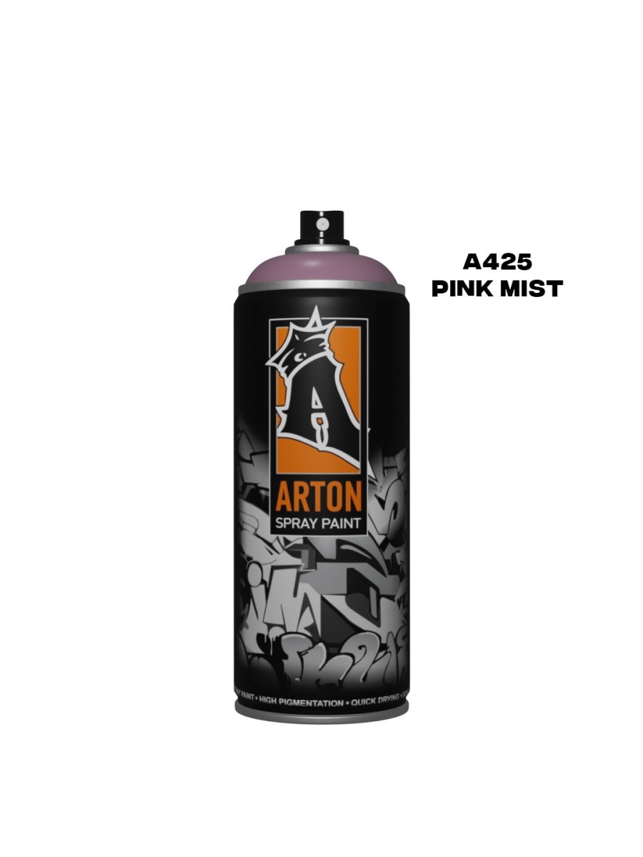 

Аэрозольная краска Arton A425 Pink Mist 520 мл розовая, Розовый, Arton 400мл Pink Mist