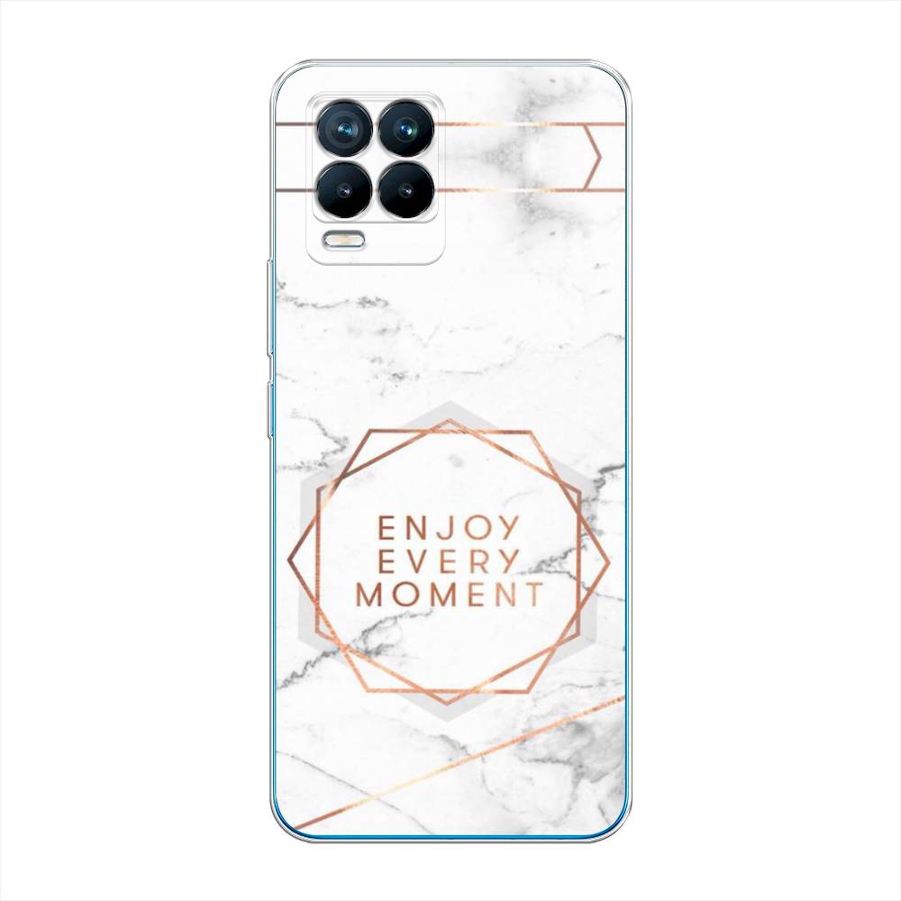

Чехол Awog на Realme 8/8 Pro "Enjoy every moment мрамор", Разноцветный, 255550-7