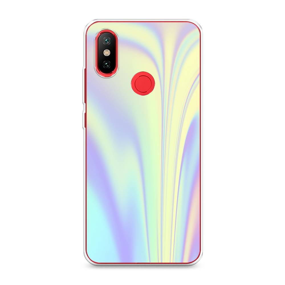 

Силиконовый чехол "Фиолетовая голограмма" на Xiaomi Mi A2, Фиолетовая голограмма