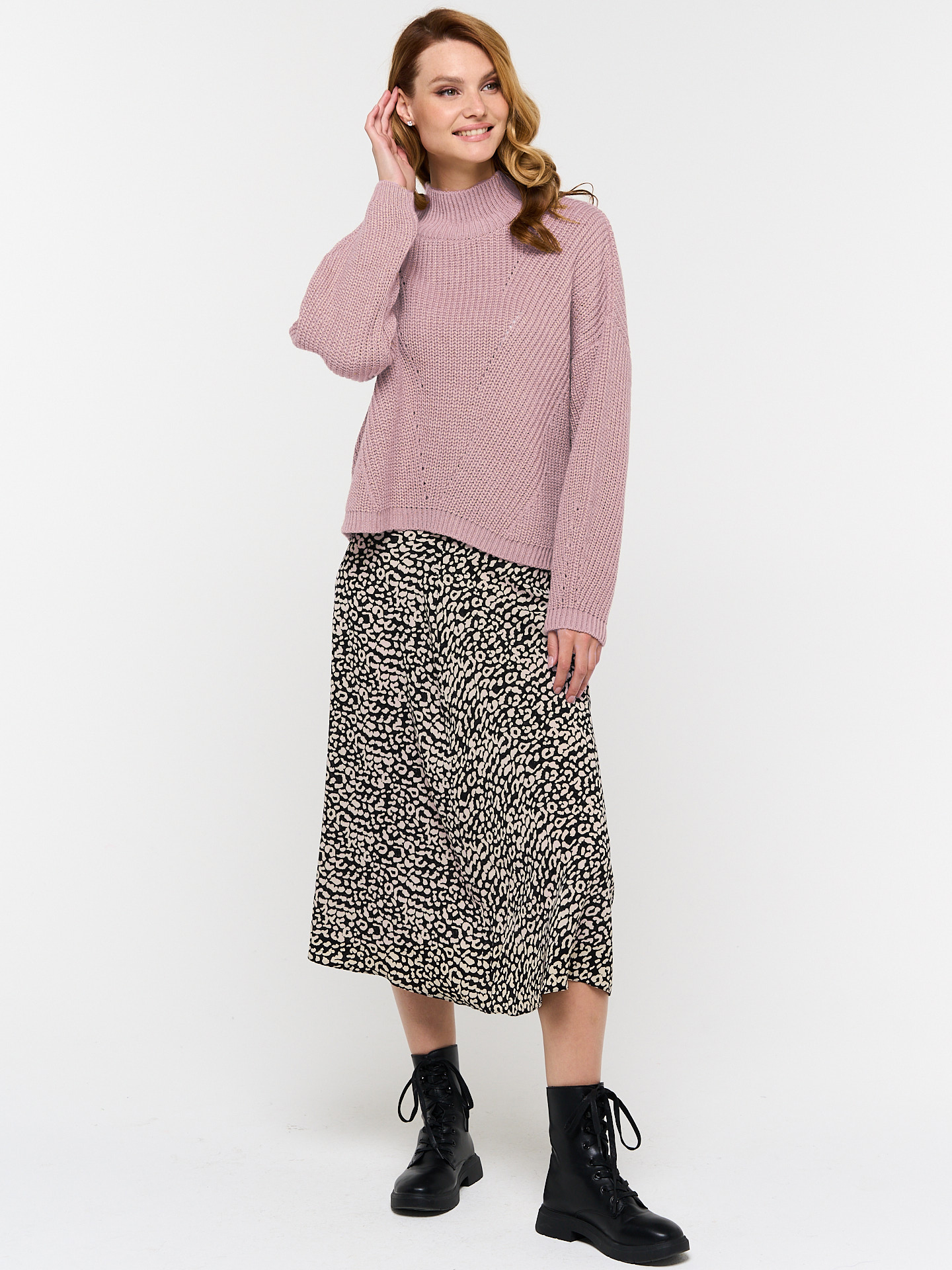 

Джемпер женский BE YOU 7222-40101 розовый 46 RU, 7222-40101