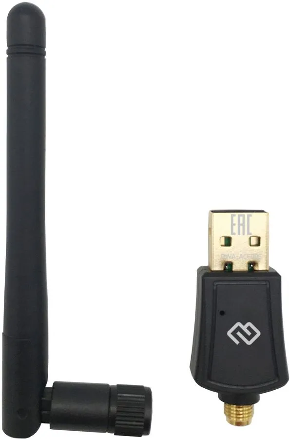 Сетевой адаптер WiFi Digma USB 2.0 dwa-ac600c