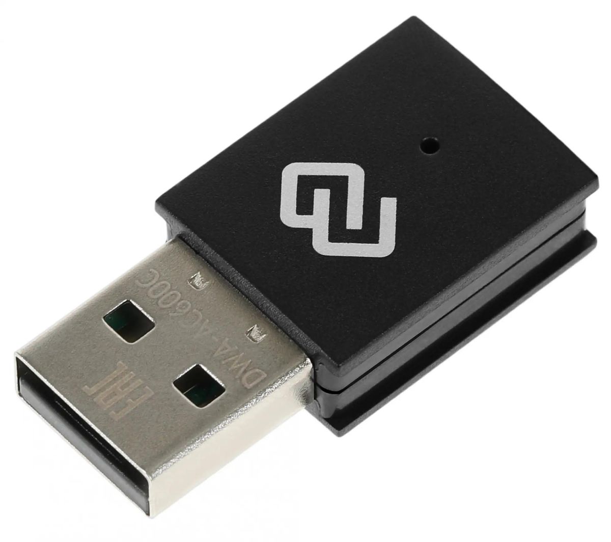 

Сетевой адаптер WiFi DIGMA DWA-AC600C, Черный, DWA-AC600C