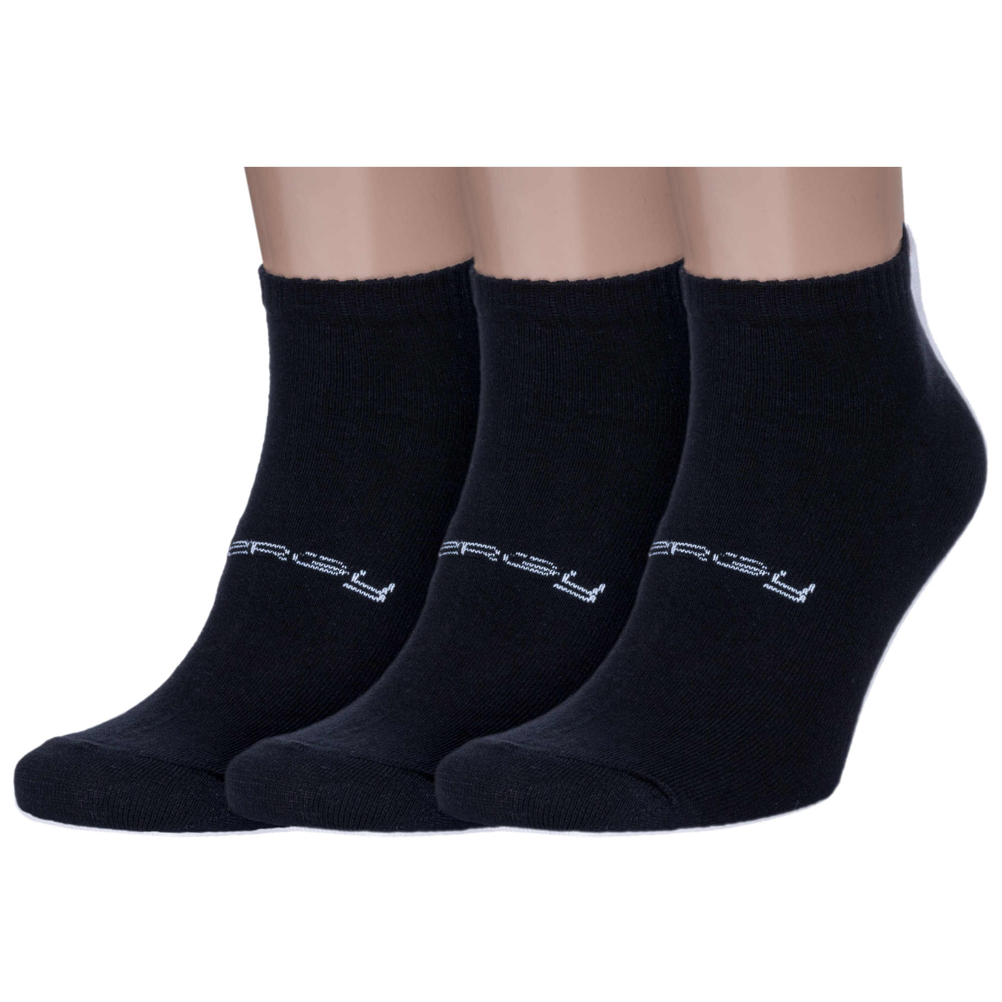 Комплект носков мужских НАШЕ 3-522С7 черных 25