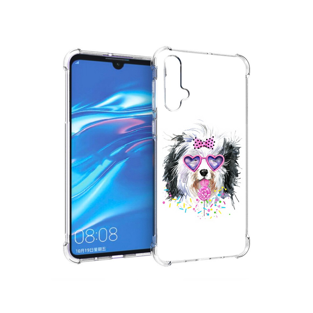 

Чехол MyPads Tocco для Huawei Nova 5 пушистик, Прозрачный, Tocco