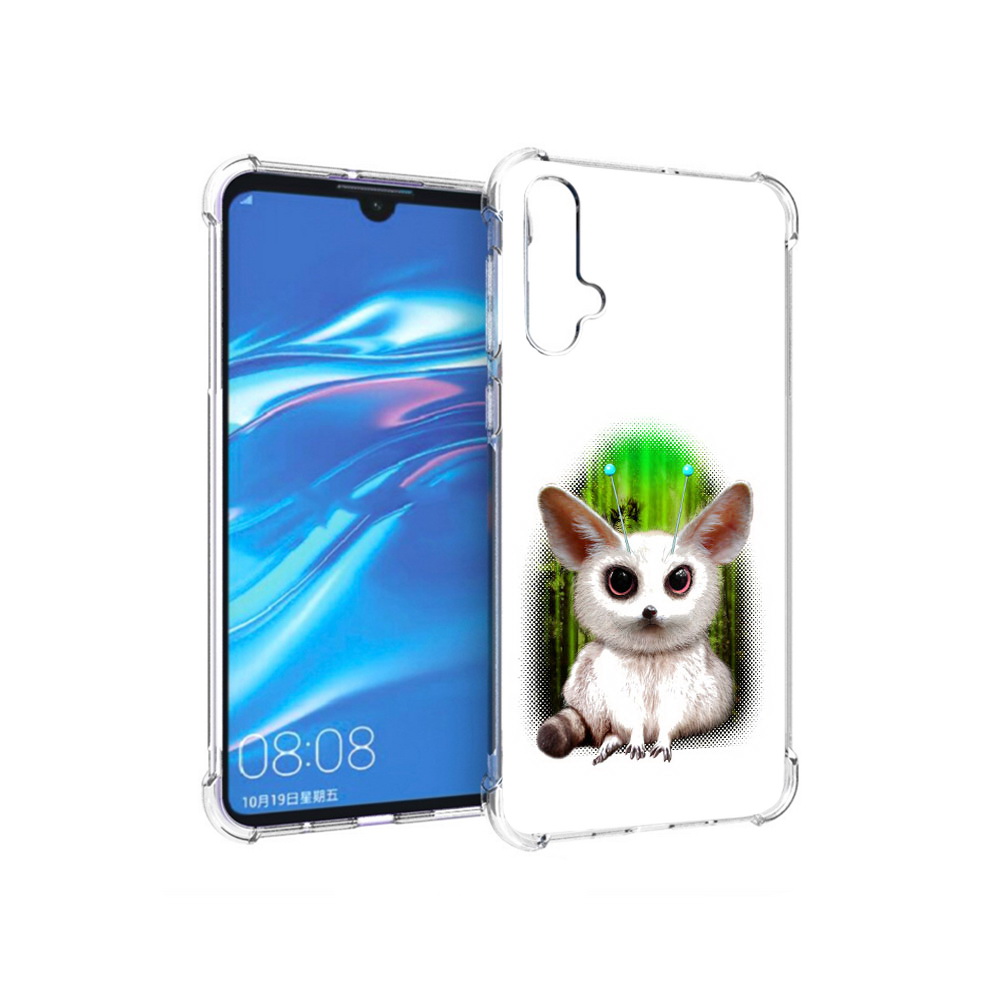 

Чехол MyPads Tocco для Huawei Nova 5 пушистое животное, Прозрачный, Tocco