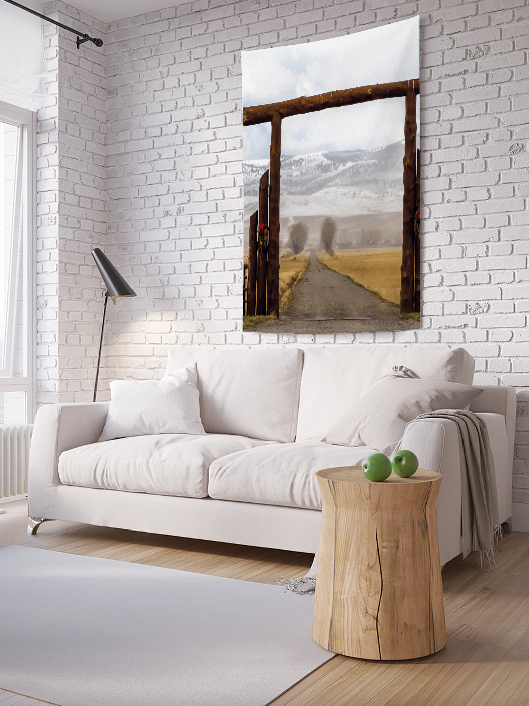 

Вертикальное фотопанно на стену JoyArty Дорога в горы 150x200 см, Дорога в горы