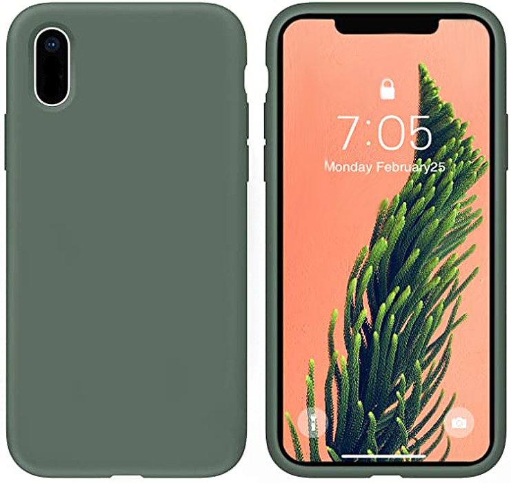 

Чехол силиконовый для iPhone X/XS Full case series голубая ель, Apple iPhone X / XS