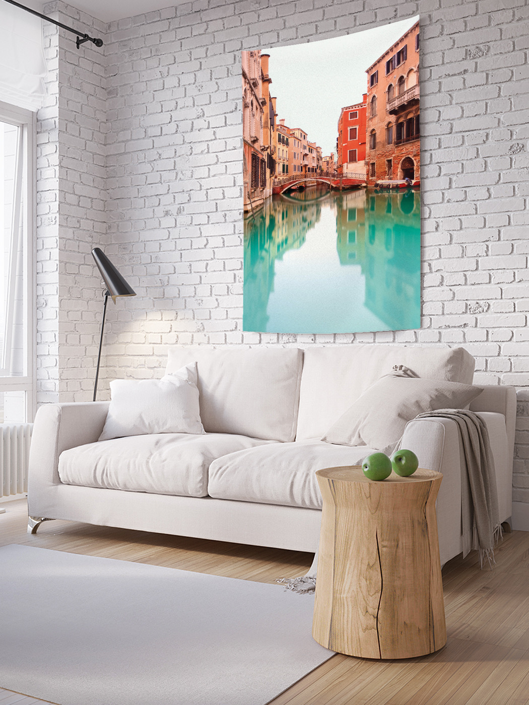 

Вертикальное фотопанно на стену JoyArty Типичная улица Венеции 150x200 см, Типичная улица Венеции