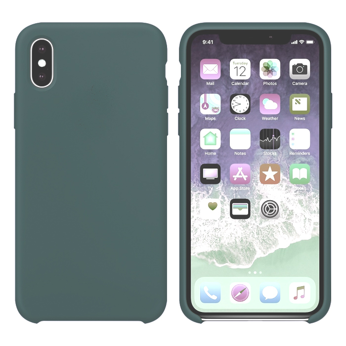 

Силиконовый Чехол Silicone Case для iPhone X / XS, голубая ель, Apple iPhone X / XS