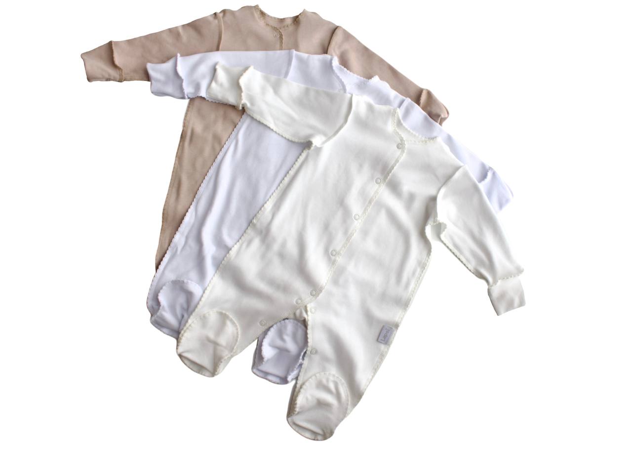 Комплект одежды Lapsi 162488, бежевый; белый, 56