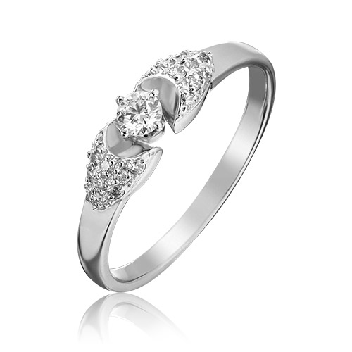 

Кольцо из золота р. 16 PLATINA jewelry 01-0598-00-101-1120-30, бриллиант, 01-0598-00-101-1120-30