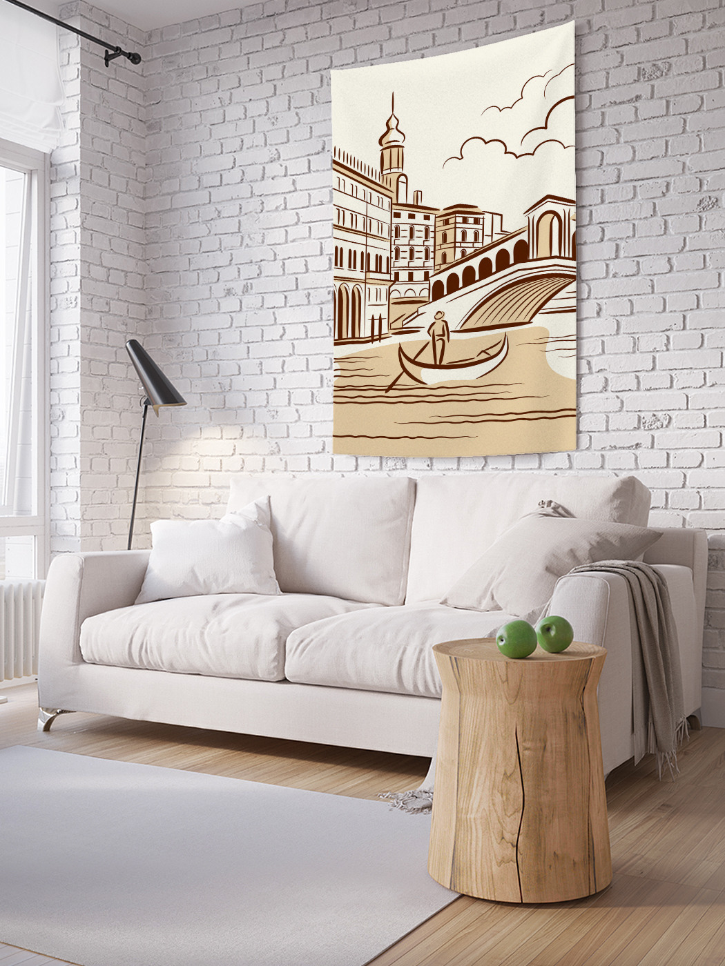 

Вертикальное фотопанно на стену JoyArty Зарисовки Венеции 150x200 см, Зарисовки Венеции