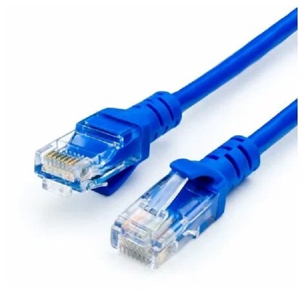 фото Кабель патч-корд u/utp 5e кат. 7.5м filum fl5-u45-bl-0750 pvc, rj45, синий