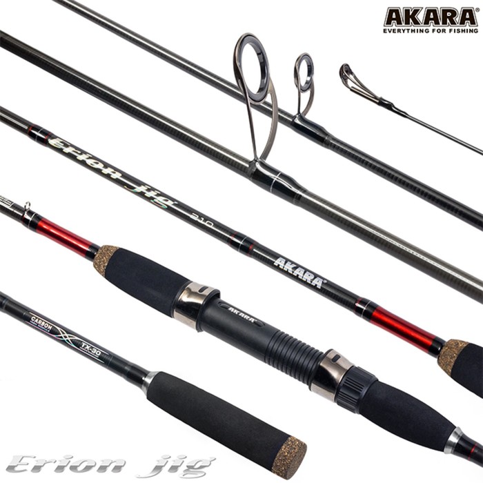 

Спиннинг штекерный Akara Erion Jig TX-30, тест 10-30 гр, длина 2,28 м., 9681095