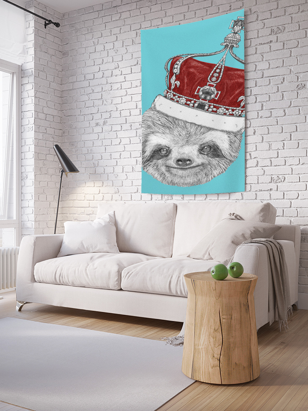 

Вертикальное фотопанно на стену JoyArty Корона ленивца 150x200 см, Корона ленивца