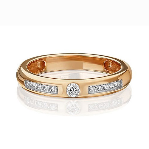

Кольцо из золота р. 17 PLATINA jewelry 01-0650-00-101-1110-30, бриллиант, 01-0650-00-101-1110-30