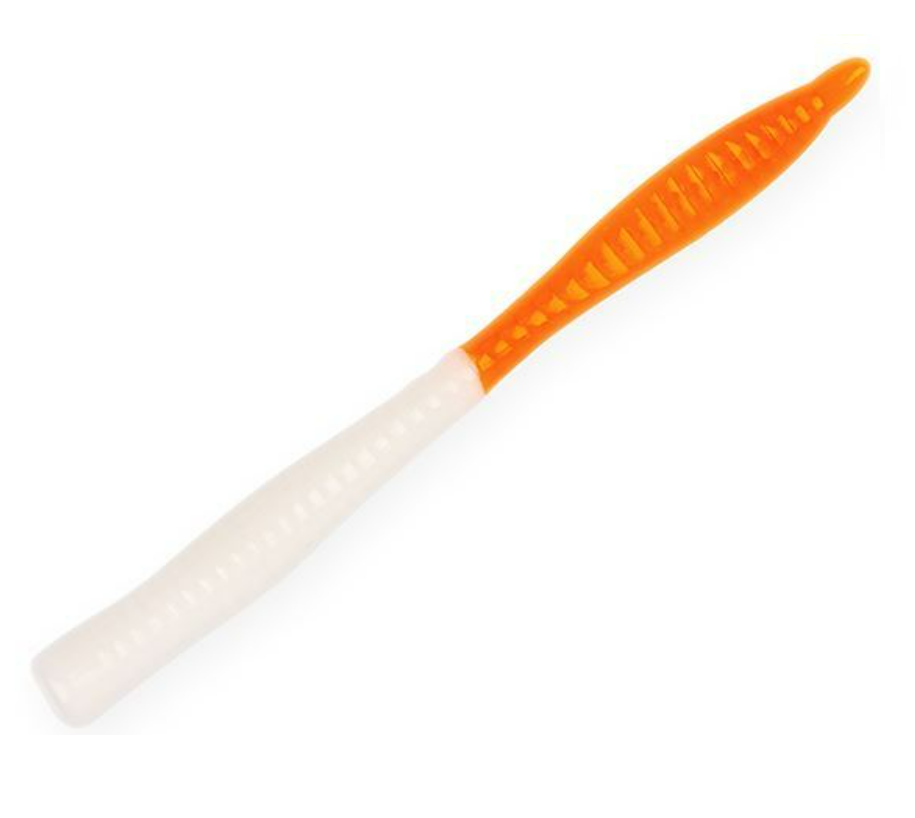 

Силиконовая приманка Akara Trout Time Worm 3" креветка W3-436-SH-F10 на форель 10 шт, Trout Time Worm 3" креветка