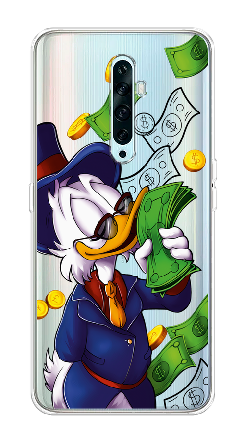 

Чехол на Oppo Reno 2Z "Scrooge McDuck with Money", Синий;зеленый;белый, 251850-6