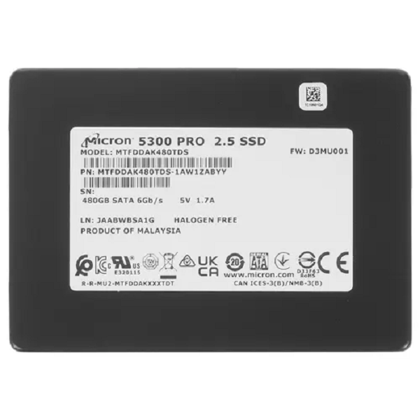 SSD накопитель Micron 7450 PRO 2.5