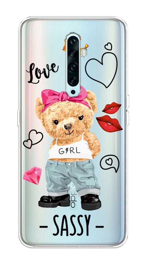 

Чехол на Oppo Reno 2Z "Sugar Mommy", Голубой;белый;розовый, 251850-6