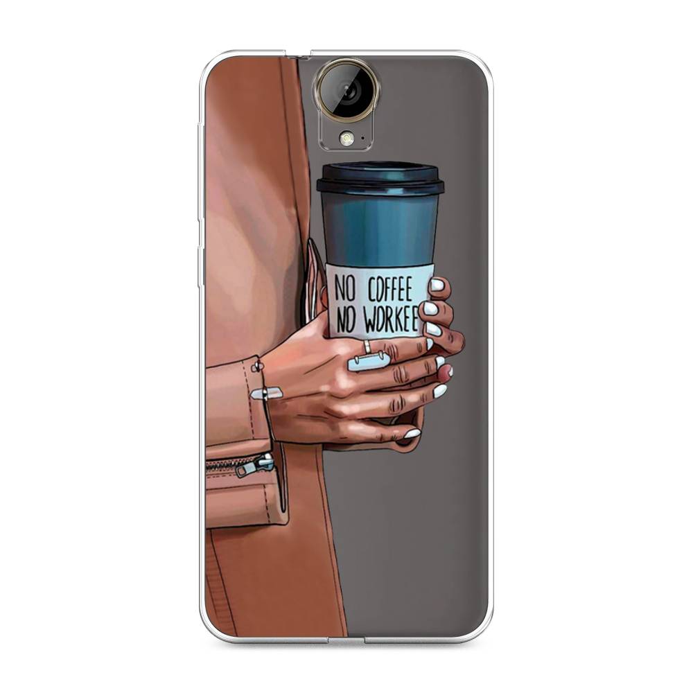 

Чехол Awog на HTC One E9 Plus "No coffee", Синий;бежевый;коричневый, 102250-7