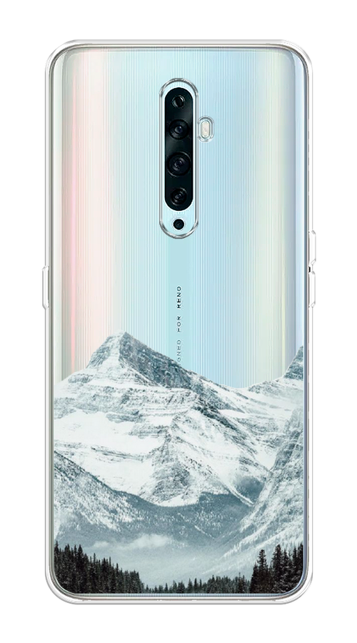 

Чехол на Oppo Reno 2Z "Горы арт 1", Белый;зеленый, 251850-2