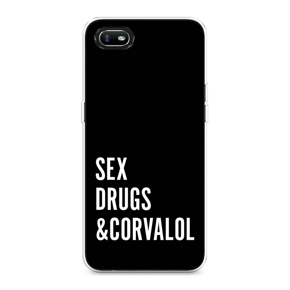 

Чехол для Oppo A1k "Corvalol", Черный;серый;белый, 252150-6