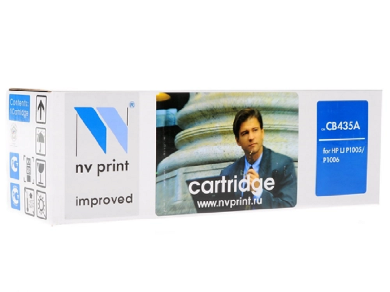 

Тонер-картридж для лазерного принтера NV Print NV-CB435A/436A/285/725-S3 Black, Черный, NV-CB435A/436A/285/725-S3