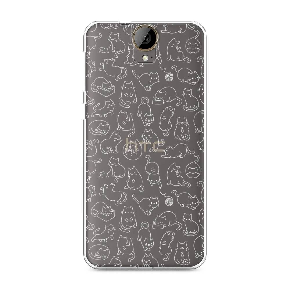 

Чехол Awog на HTC One E9 Plus "Шкодливые котики", Прозрачный;бежевый, 102250-2