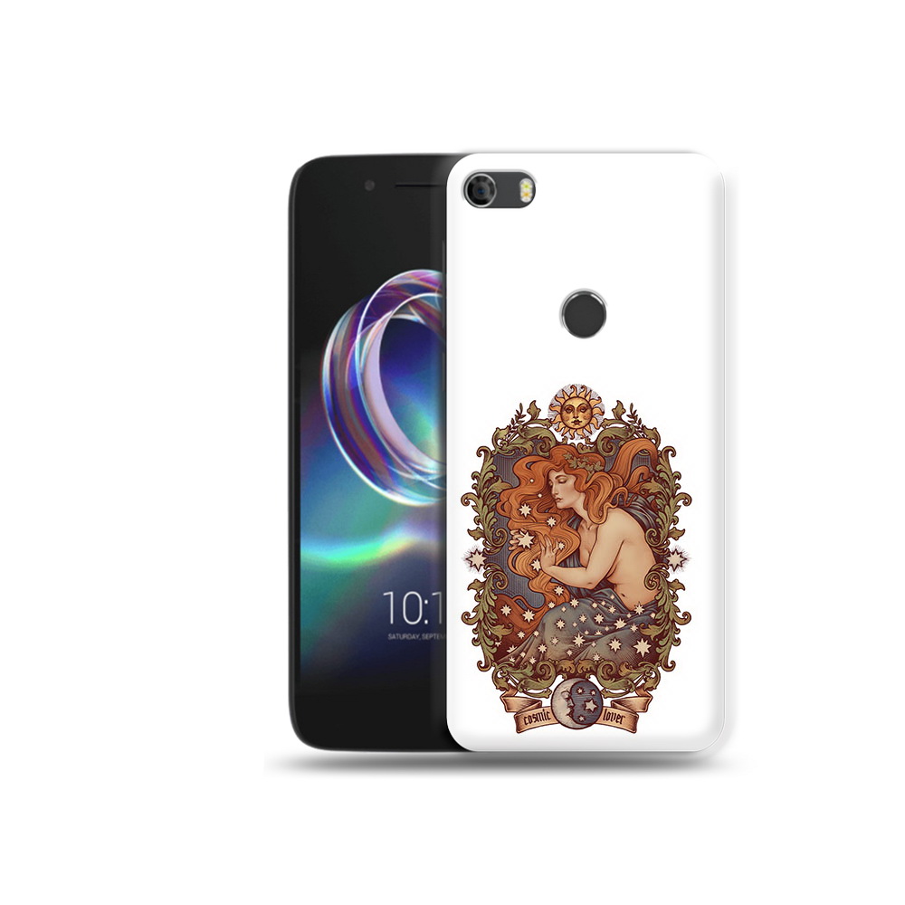 

Чехол MyPads Tocco для Alcatel Idol 5 звездная девушка абстракция (PT82010.678.351), Прозрачный, Tocco