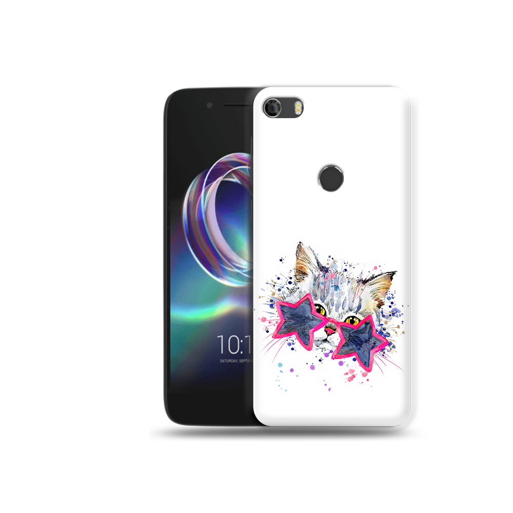 

Чехол MyPads Tocco для Alcatel Idol 5 звездные очки (PT82010.678.353), Прозрачный, Tocco