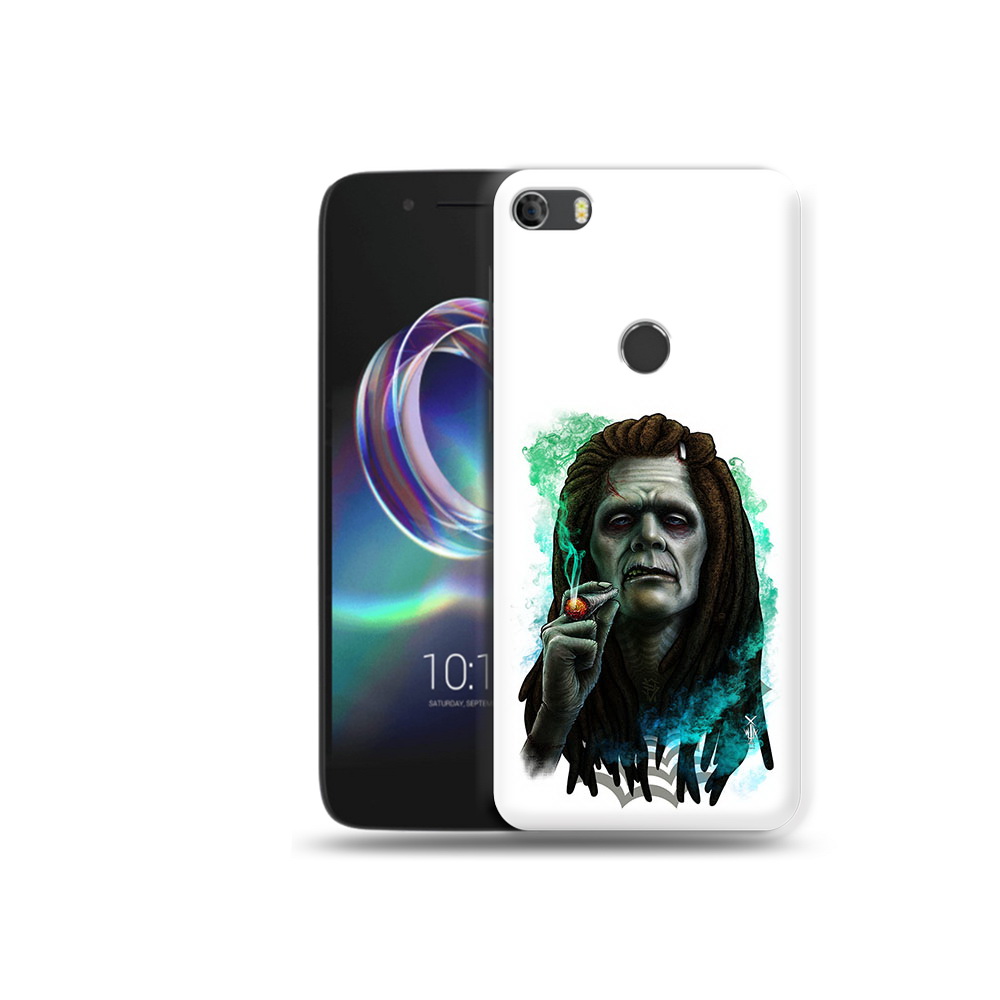 

Чехол MyPads Tocco для Alcatel Idol 5 зеленый мужчина с сигаретой (PT82010.678.360), Прозрачный, Tocco
