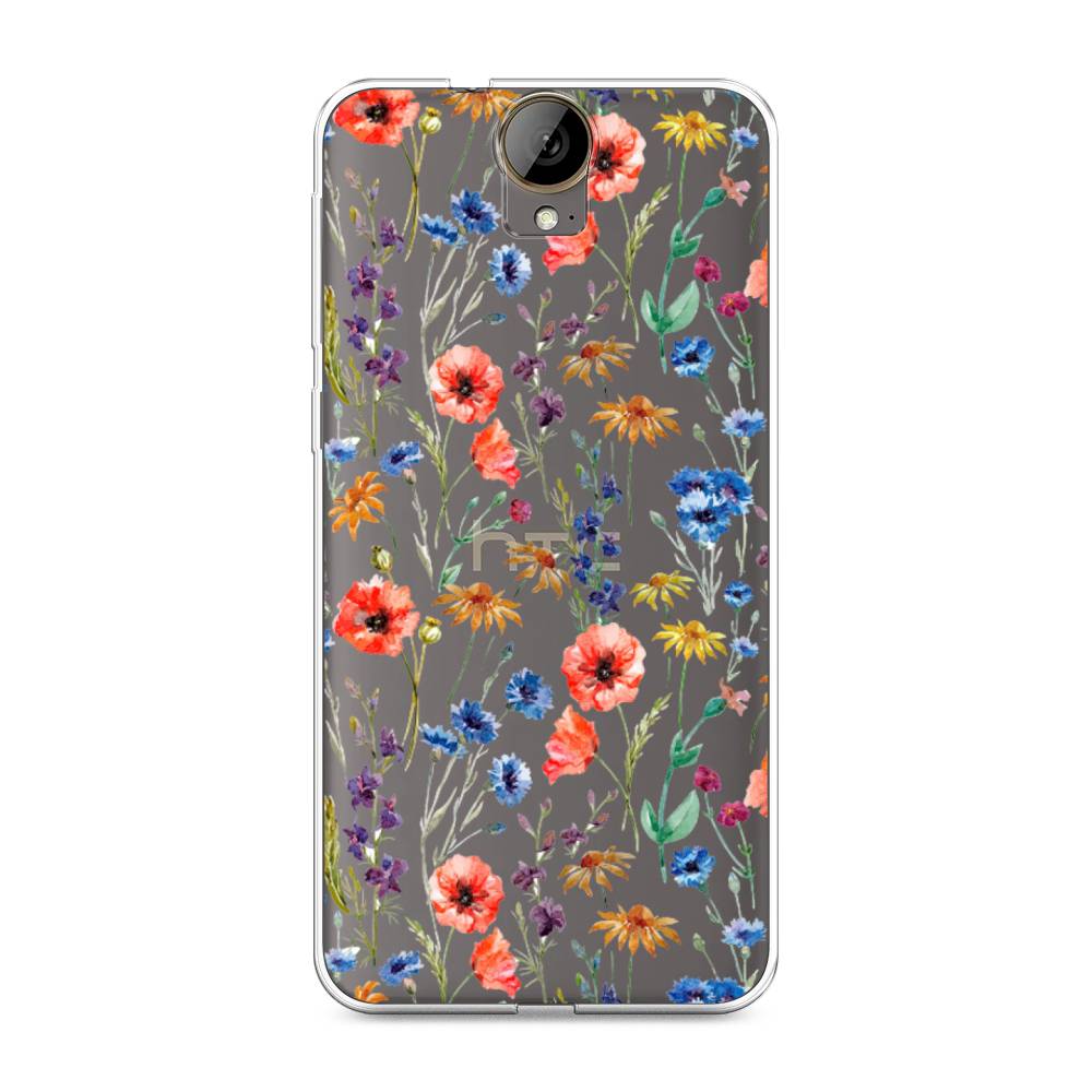 

Чехол Awog для HTC One E9 Plus "Маки и васильки фон", 102250-8