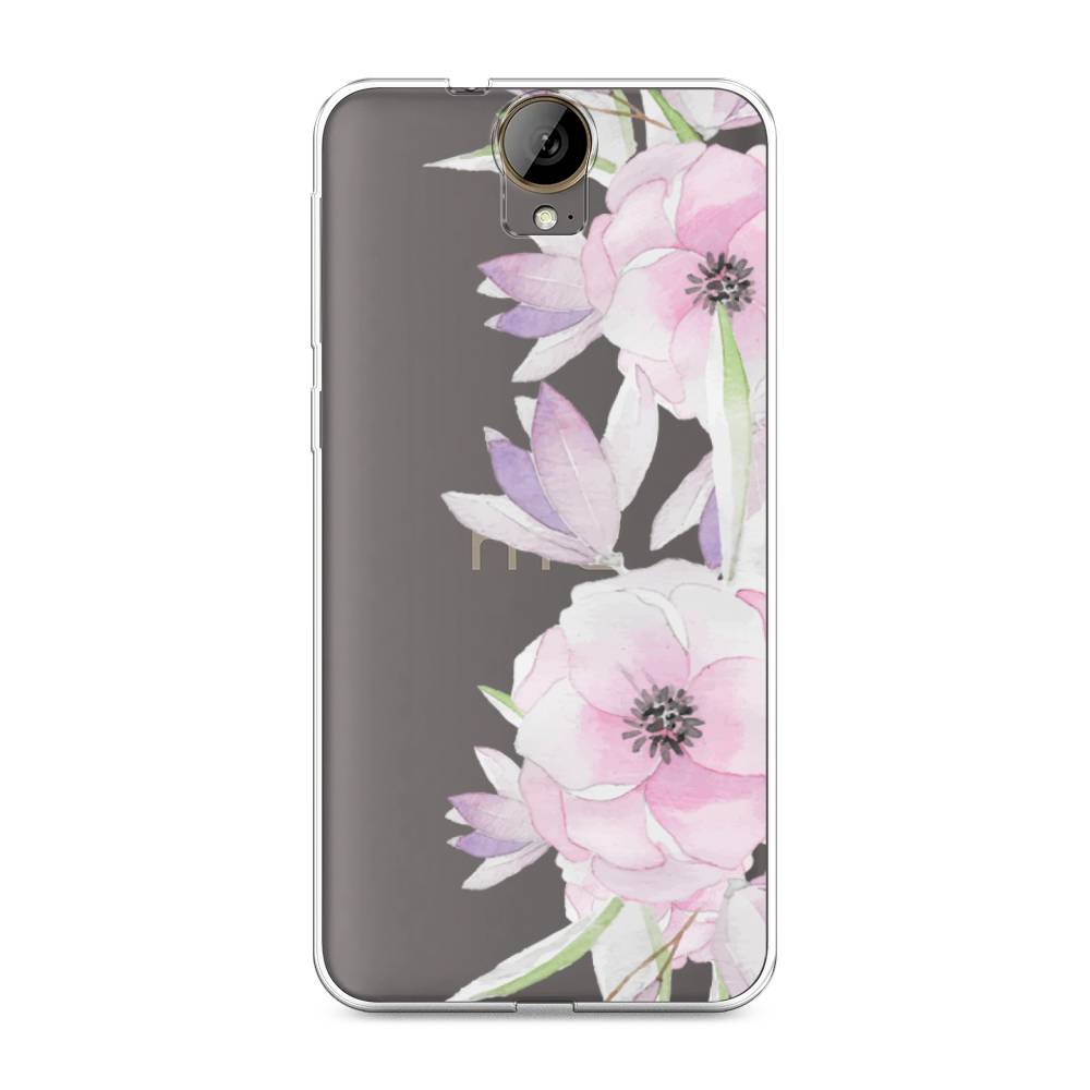 

Чехол Awog на HTC One E9 Plus "Нежные анемоны", Розовый;черный;фиолетовый, 102250-8