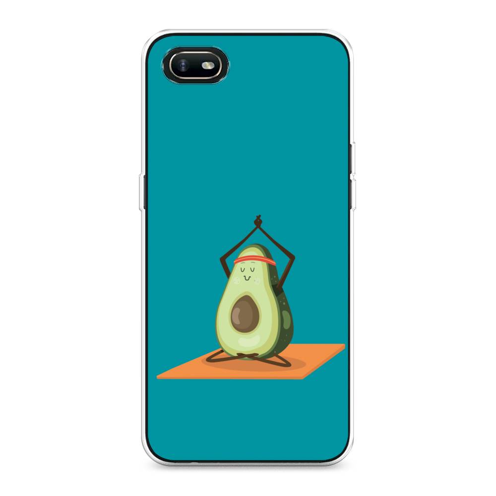 

Чехол для Oppo A1k "Расслабься с авокадо", Голубой, 252150-6