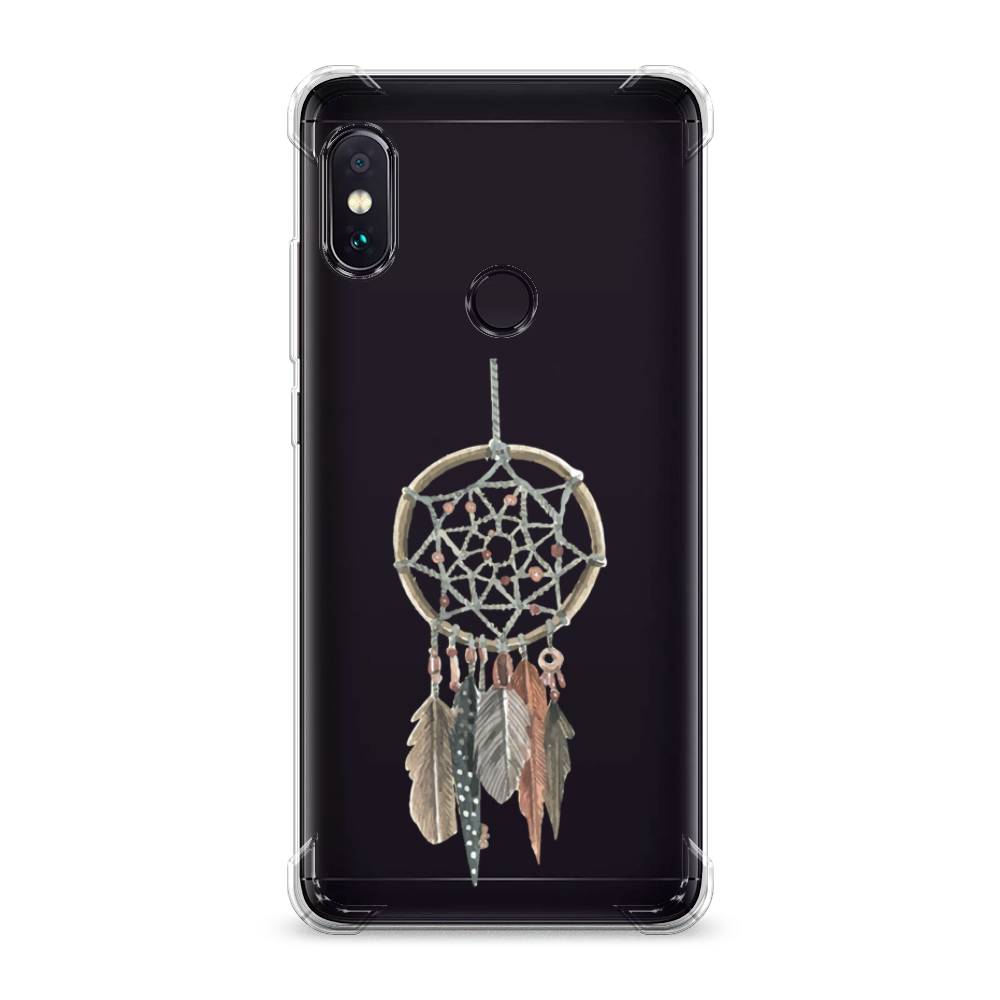

Чехол Awog на Xiaomi Redmi Note 5 "Ловец снов с перьями", Разноцветный, 32751-1