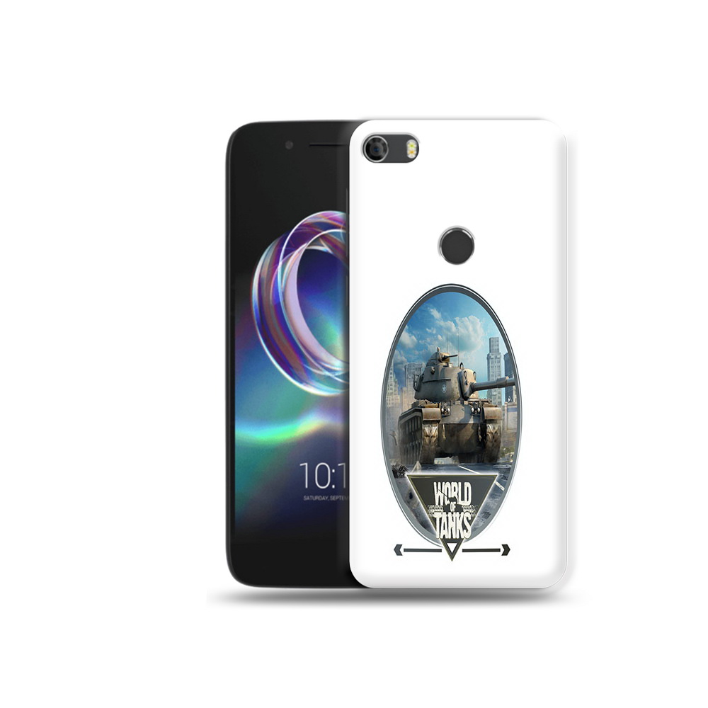 

Чехол MyPads Tocco для Alcatel Idol 5 игра с танками (PT82010.678.375), Прозрачный, Tocco