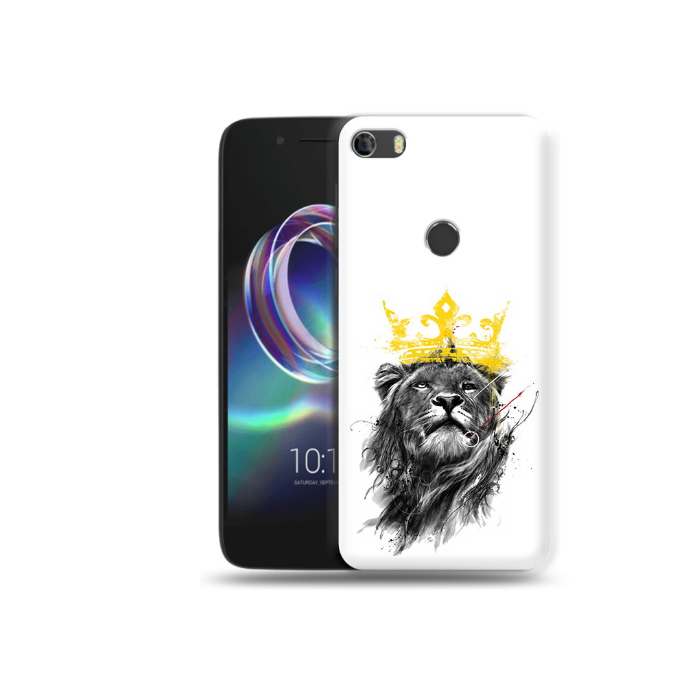 Чехол MyPads Tocco для Alcatel Idol 5 король-лев (PT82010.678.391)