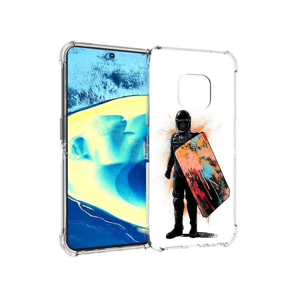 

Чехол MyPads Tocco для Nokia XR20 солдат с красочным щитом (PT161671.111.614), Прозрачный, Tocco