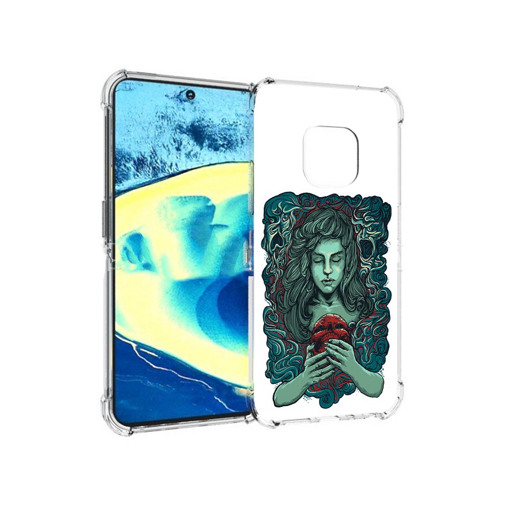 

Чехол MyPads Tocco для Nokia XR20 спящая девушка (PT161671.111.619), Прозрачный, Tocco