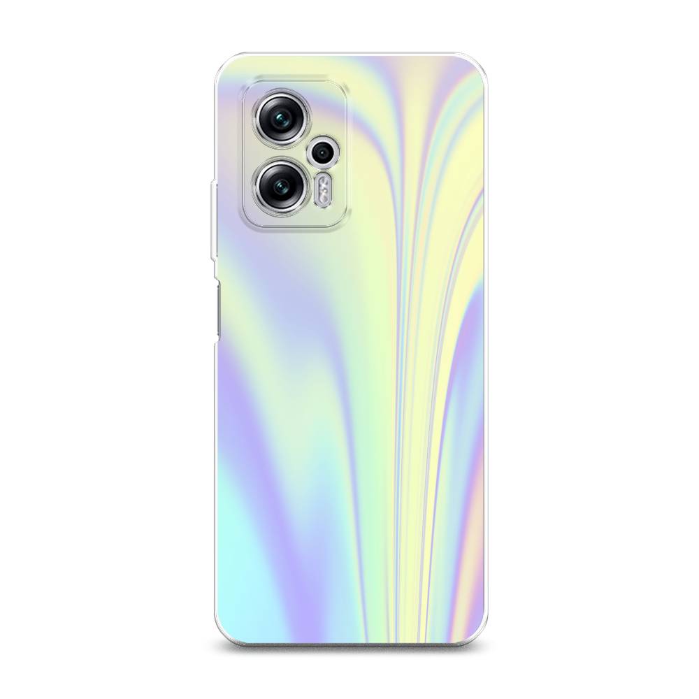 

Силиконовый чехол "Фиолетовая голограмма" на Xiaomi Poco X4 GT, Фиолетовая голограмма