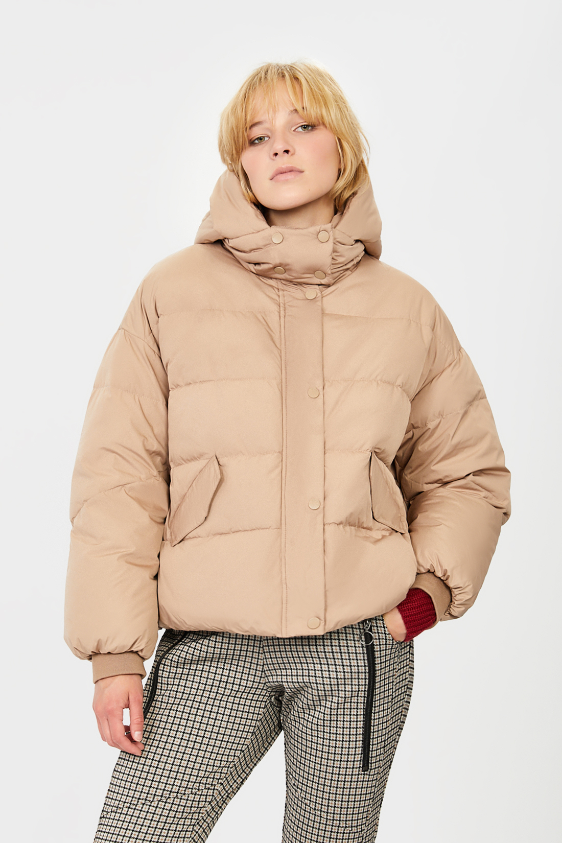 

Куртка женская Baon B001602 бежевая XXL, B001602