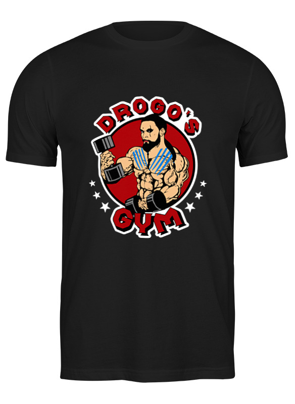 

Футболка мужская Printio Drogo's gym черная M, Drogo's gym