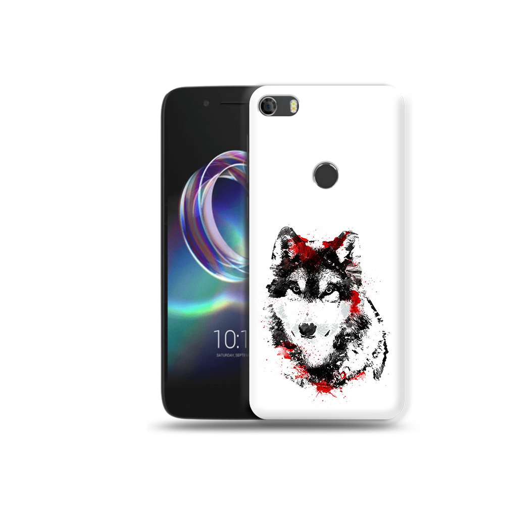 

Чехол MyPads Tocco для Alcatel Idol 5 кровавый волк (PT82010.678.416), Прозрачный, Tocco