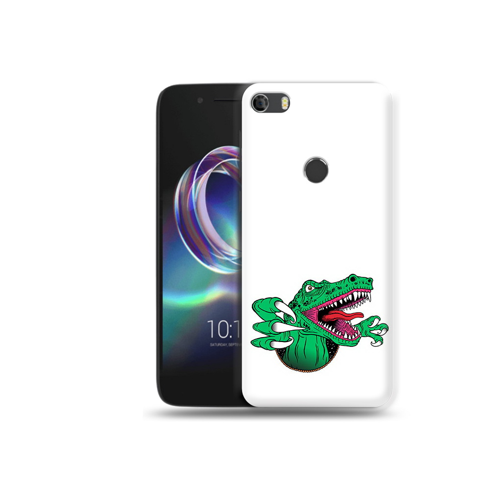 

Чехол MyPads Tocco для Alcatel Idol 5 крокодил (PT82010.678.417), Прозрачный, Tocco