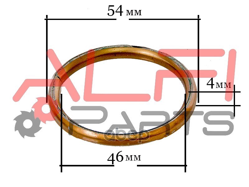 Кольцо Глушителя 46 Х 54 Х 4 Alfi Parts ALFI PARTS арт. GP1005