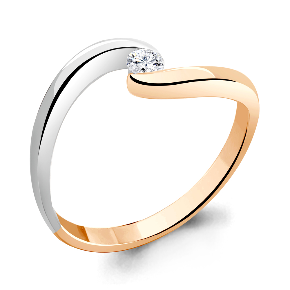 

Кольцо из красного золота с бриллиантом Aquamarine Aquamarine 961588к_585_кз р. 16,5, 961588к_585_кз