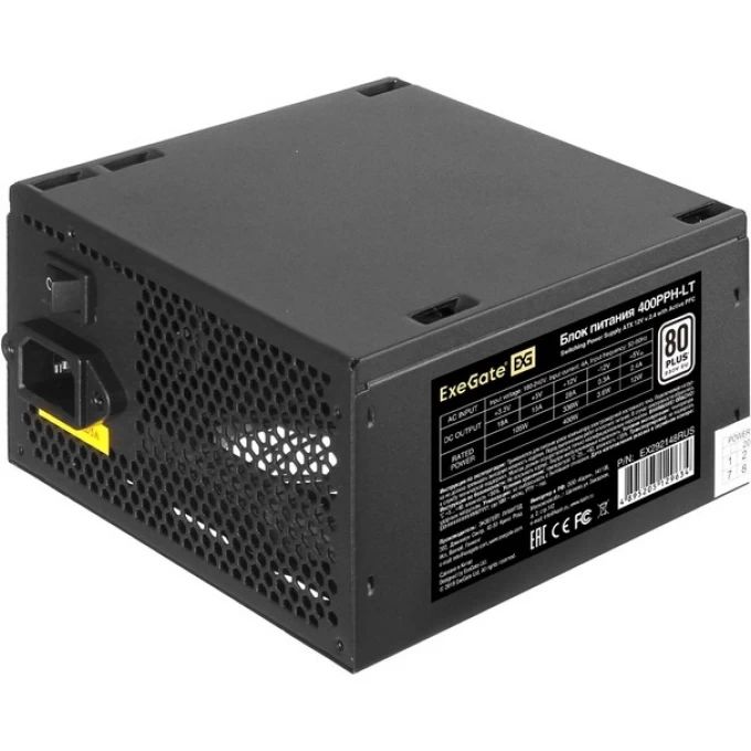 

Блок питания ExeGate 400PPH-LT-OEM 400W (EX292148RUS-OEM-S), 400PPH-LT-OEM
