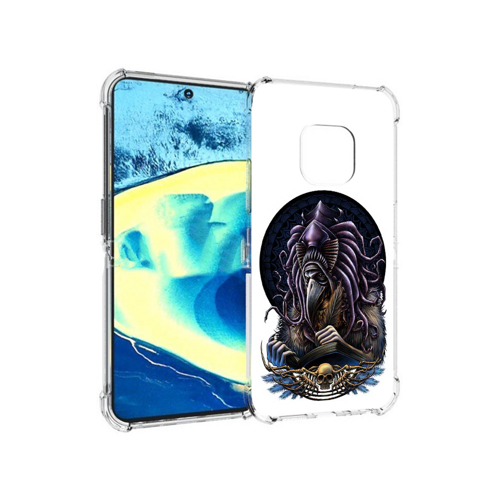 

Чехол MyPads Tocco для Nokia XR20 умный ворон (PT161671.111.650), Прозрачный, Tocco