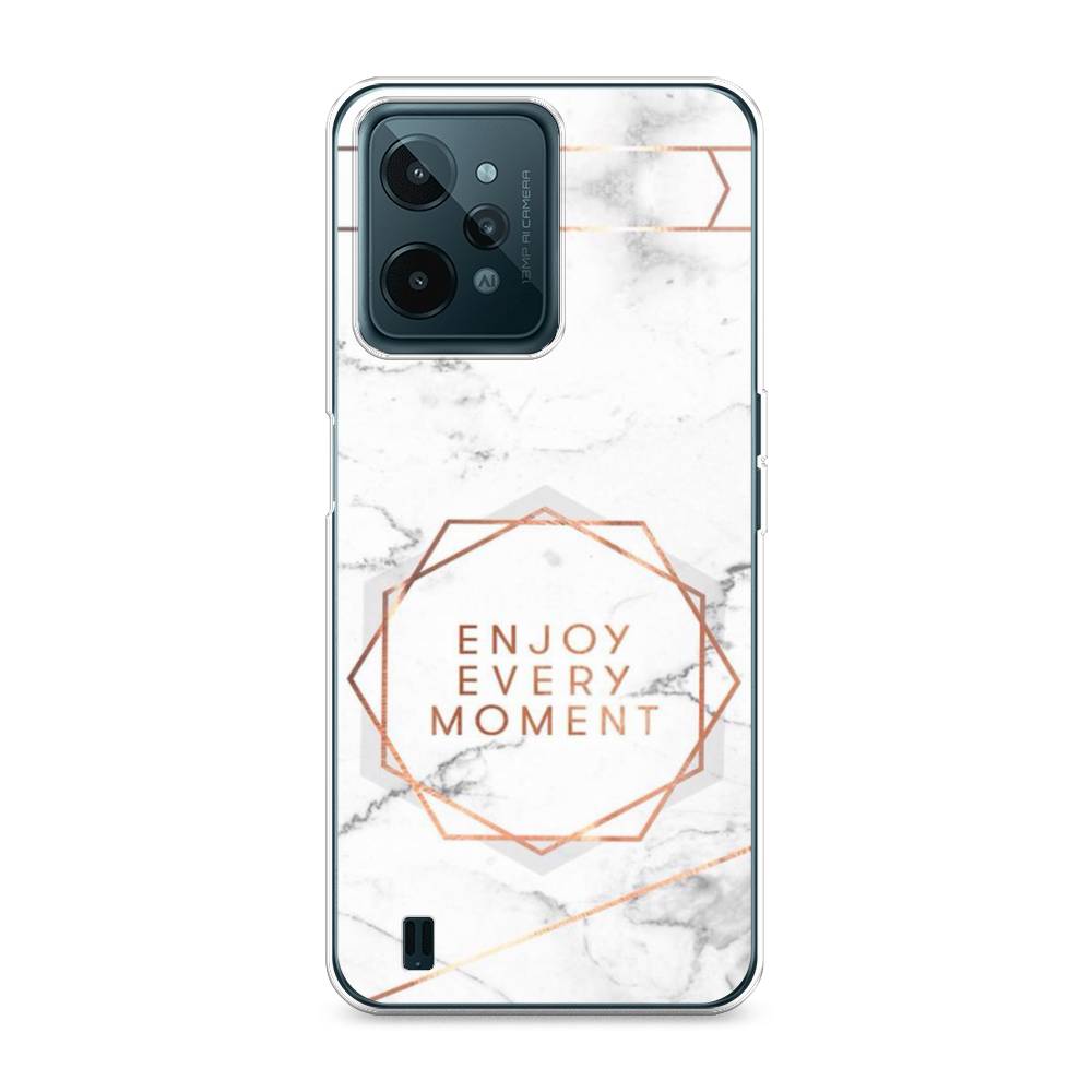 

Чехол Awog на Realme C31 "Enjoy every moment мрамор", Разноцветный, 259350-7